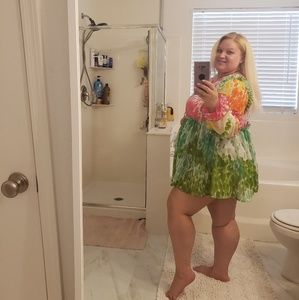 Dresses - Colorful designer plus size mini dress Dresses - Colorful designer plus size mini dress